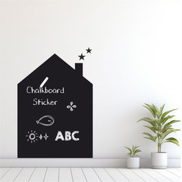 Wallity Sticker de Pared de Vinilo para Pizarra Negro 70 x 100 cm